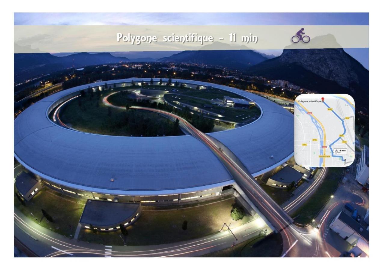 Le 62 - Spacieux T2 avec JARDIN, parking&tramway Grenoble Extérieur photo